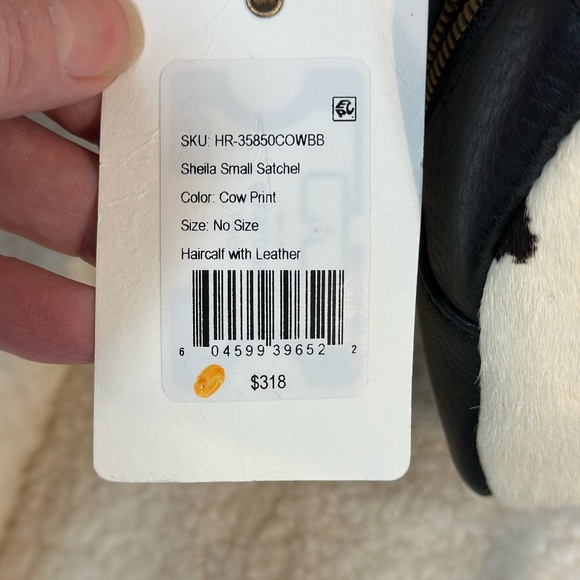 HOBO- Sheila Small Satchel Bag Purse Leather CowhideHandles & Cross Body… - Picture 9 of 10